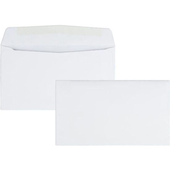 Picture of Quality Park #6 Business Envelopes, Gummed Seal, White, Box Of 500