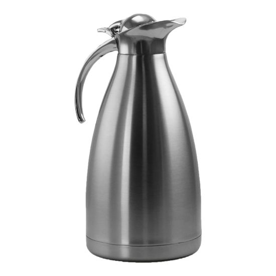 Picture of MegaChef 2-Liter Deluxe Thermal Beverage Carafe, Silver