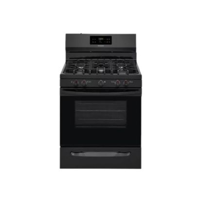 Picture of Frigidaire FFGF3054TB - Range - freestanding - niche - width: 30 in - depth: 24 in - height: 36 in - with self-cleaning - black