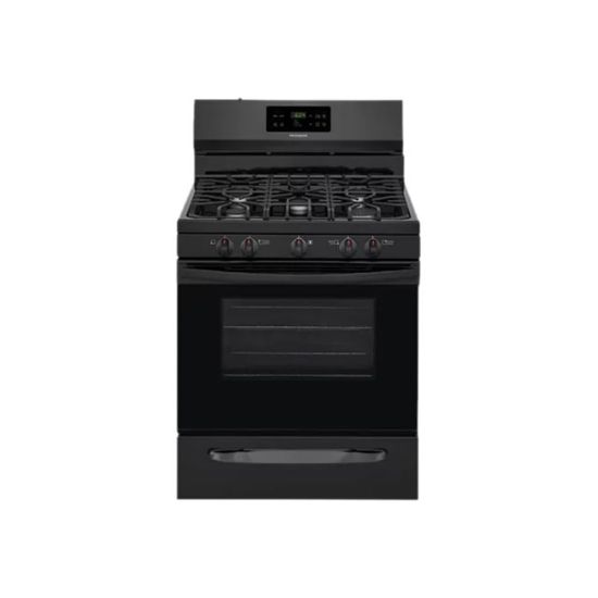 Picture of Frigidaire FFGF3054TB - Range - freestanding - niche - width: 30 in - depth: 24 in - height: 36 in - with self-cleaning - black