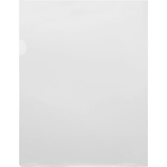 Picture of Sparco Transparent File Holders, Letter Size, Clear, Pack Of 10