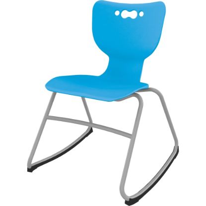 Picture of MooreCo Hierarchy Armless Rocker Chair, 18in, Blue