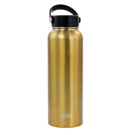 Picture of WAO Insulated Thermal Bottle, 38 Oz, Dark Gold