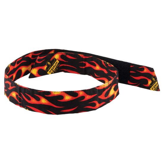 Picture of Ergodyne Chill-Its 6705 Evaporative Cooling Bandanas, Flames, Pack Of 24 Bandanas