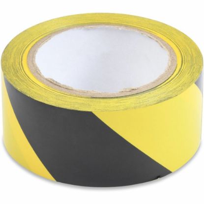 Picture of Tatco Aisle Marking Hazard Tape, 2in x 108ft, Yellow/Black