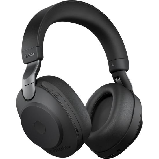 Picture of Jabra Evolve2 85 Headset - Stereo - Wireless - Bluetooth - Over-the-head - Binaural - Supra-aural - Black