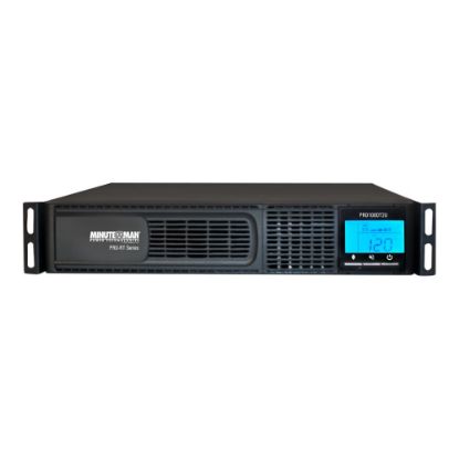 Picture of Minuteman PRO750RT2U - PRO-RT Series - UPS (rack-mountable / external) - AC 120 V - 525 Watt - 750 VA - USB - output connectors: 8 - 2U