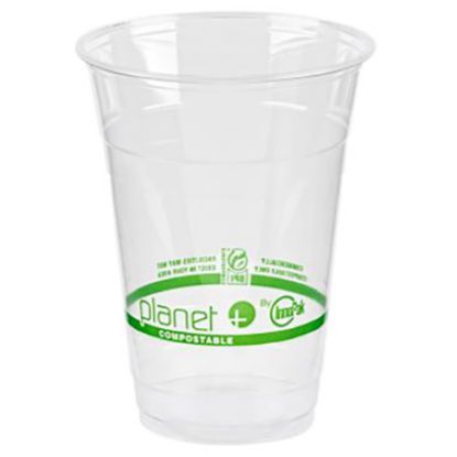 Picture of Planet+ Compostable Cold Cups, 16 Oz, Clear, Pack Of 1,000 Cups