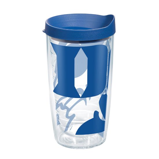 Picture of Tervis Genuine NCAA Tumbler With Lid, Duke Blue Devils, 16 Oz, Clear