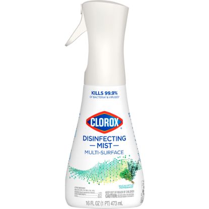 Picture of Clorox Disinfecting Mist Multi-Surface Spray, Eucalyptus Peppermint, 16 Fl Oz