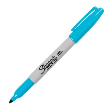 Picture of Sharpie Permanent Fine-Point Marker, Turquoise