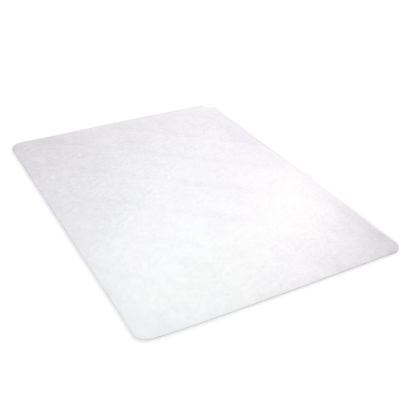 Picture of Realspace EconoMat Chair Mats for Hard Floors, Rectangular,36in x 48in, Clear, Pack Of 50 Chair Mats