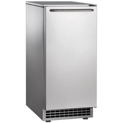 Picture of Hoffman Scotsman Air Cooled Undercounter Ice Machine, With Built-In Pump, Gourmet Ice, 34-3/8inH x 14-7/8inW x 22inD, Silver