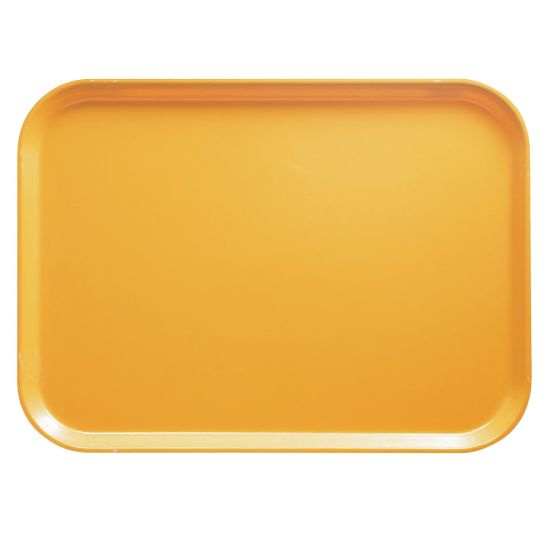 Picture of Cambro Camtray Rectangular Serving Trays, 14in x 18in, Tuscan Gold, Pack Of 12 Trays