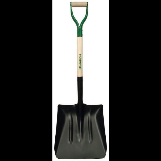 Picture of UnionTools Square Steel Coal Shovel, 13-1/2in Width Blade