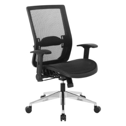 Picture of Office Star Space Seating 867A Series Ergonomic Matrix Mesh Mid-Back Chair, Black