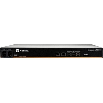 Picture of Vertiv Avocent ACS8000 Serial Console - 48 port Console Server | Dual AC - Advanced Serial Console Server | Remote Console | In-band and Out-of-band Connectivity | 48 port rs232 terminal | Dual AC power | 2-Year Full Coverage Factory Warranty