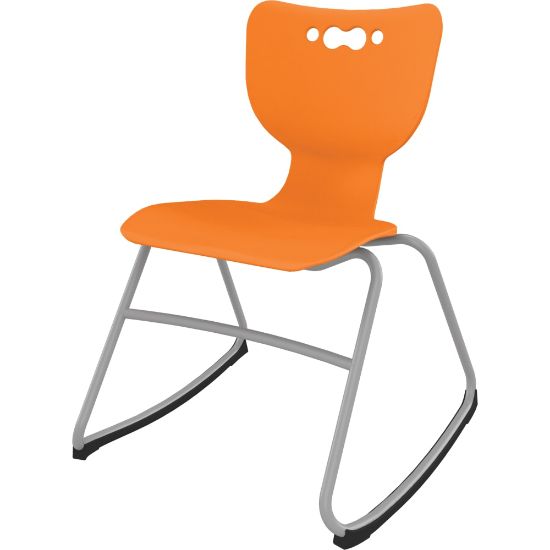 Picture of MooreCo Hierarchy Armless Rocker Chair, 18in, Orange