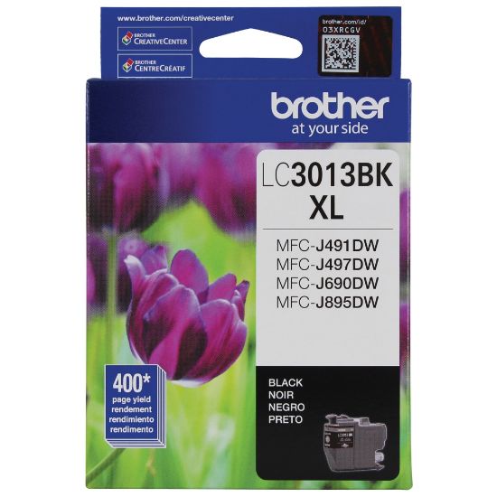 Picture of Brother LC3013 Black High-Yield Ink Cartridge, LC3013BKS