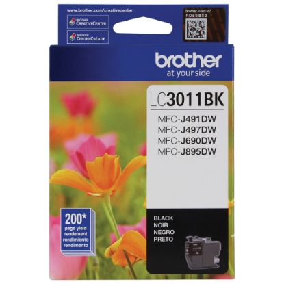 Picture of Brother LC3011 Black Ink Cartridge, LC3011BKS