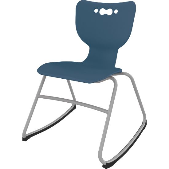 Picture of MooreCo Hierarchy Armless Rocker Chair, 18in, Navy