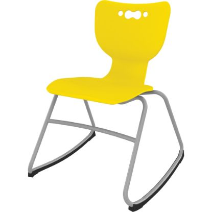 Picture of MooreCo Hierarchy Armless Rocker Chair, 18in, Yellow