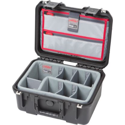 Picture of SKB Cases iSeries Protective Case With Padded Dividers And Lid Divider, 12-1/2in x 8-1/2in x 6-1/4in, Black