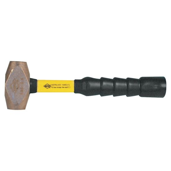 Picture of NUPLA Brass-Head Sledge Hammer with Fiberglass Handle, 2.5 lbs