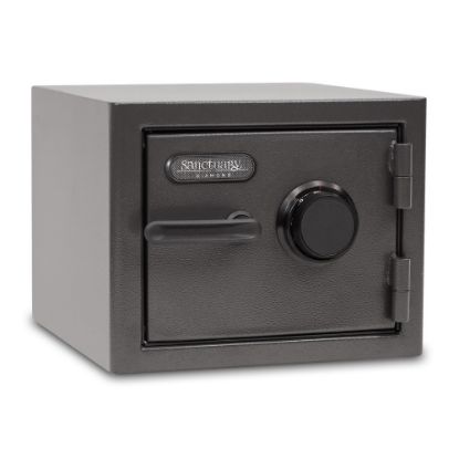 Picture of Sanctuary Diamond Combination Lock Home/Office Safe, 0.79 Cu. Ft., Dark Grey Hammertone