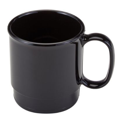 Picture of Cambro Camwear Dinnerware Mugs, 7.5 Oz, Black, Pack Of 48 Mugs