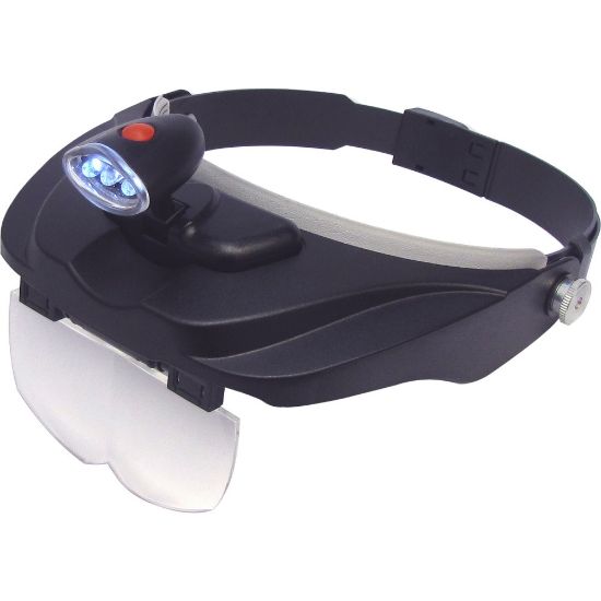 Picture of Carson MagniVisor Deluxe - CP-60 - Magnifying Area 4in Diameter - Overall Size 3.5in Height x 9.8in Width - Acrylic Lens