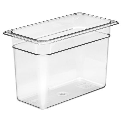 Picture of Cambro Camwear GN 1/3 Size 8in Food Pans, 8inH x 7inW 12-3/4inD, Clear, Set Of 6 Pans