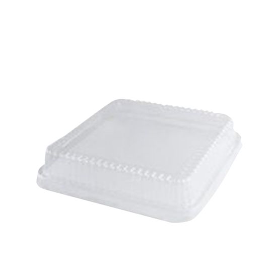 Picture of Square Dome Lid, 8in, Clear, Carton Of 500