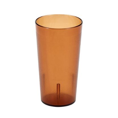 Picture of Cambro Colorware Styrene Tumblers, 16 Oz, Amber, Pack Of 24 Tumblers