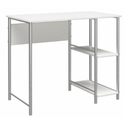 Picture of Ameriwood Home Garrett Metal 36inW Student Desk, White