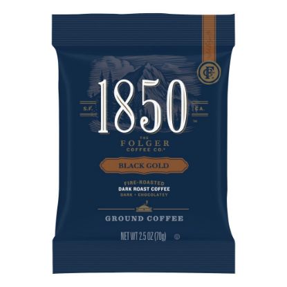 Picture of Folgers 1850 Coffee Fraction Single-Serve Packs, Black Gold, Carton Of 24