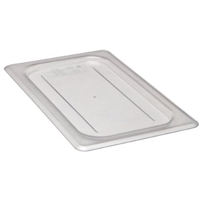 Picture of Cambro Camwear 1/4 Flat Food Pan Lids, Clear, Set Of 6 Lids