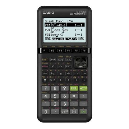 Picture of Casio fx-9750GIII USB Power Graphic 3 Graphing Calculator, Black, FX-9750GIII