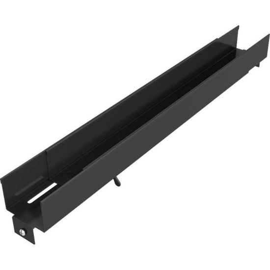 Picture of Vertiv Horizontal Cable Wire Organizer - Side Channel 22in-38in adjustment (VRA1024) - Black - 1 Pack - Metal