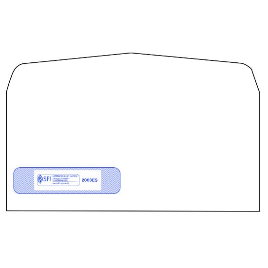 Picture of ComplyRight ADA Dental #10 Self-Adhesive Envelopes, Bottom Left Window, Self-Adhesive, Box Of 500