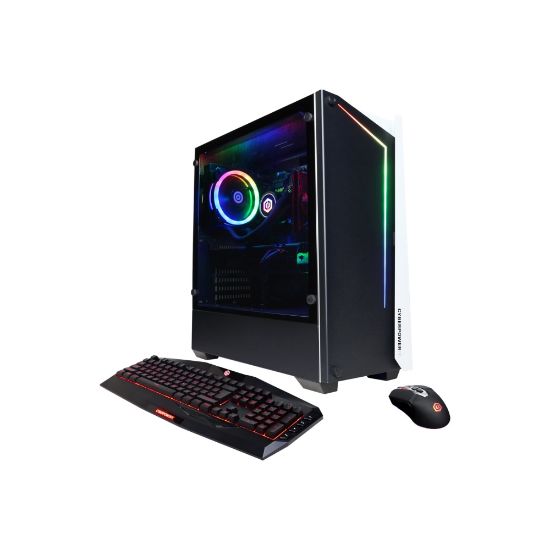 Picture of CyberPowerPC Gamer Supreme Liquid Cool SLC10300V4 - Mid tower - Core i7 10700K / up to 5.1 GHz - RAM 16 GB - SSD 500 GB - NVMe, HDD 1 TB - GF RTX 3070 - Gigabit Ethernet - 802.11a/b/g/n/ac - Win 10 Home 64-bit - monitor: none - black