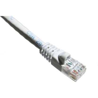 Picture of Axiom 5FT CAT5E 350mhz Patch Cable Molded Boot (White) - Category 5e for Network Device - Patch Cable - 5 ft - 1 x - 1 x - Gold-plated Contacts - White