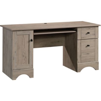 Picture of Sauder Select 60inW Double-Pedestal Computer Desk, Laurel Oak