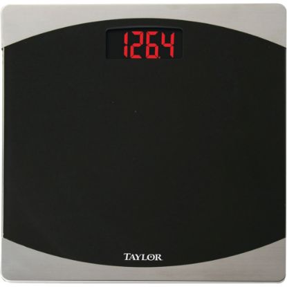 Picture of Taylor Digital Medical Scale - 400 lb / 180 kg Maximum Weight Capacity - Black