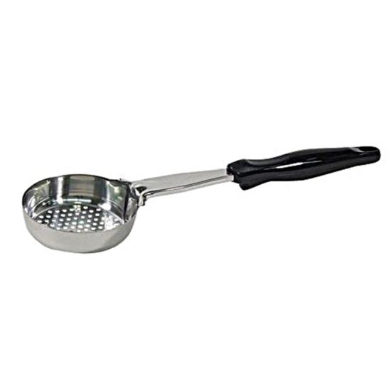 Picture of Vollrath Spoodle Perforated Portion Spoon With Antimicrobial Protection, 6 Oz, Black