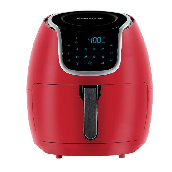 Picture of Tristar PowerXL 7-Quart Vortex Air Fryer, 15-3/4in x 14-7/16in x 12-1/2in, Red