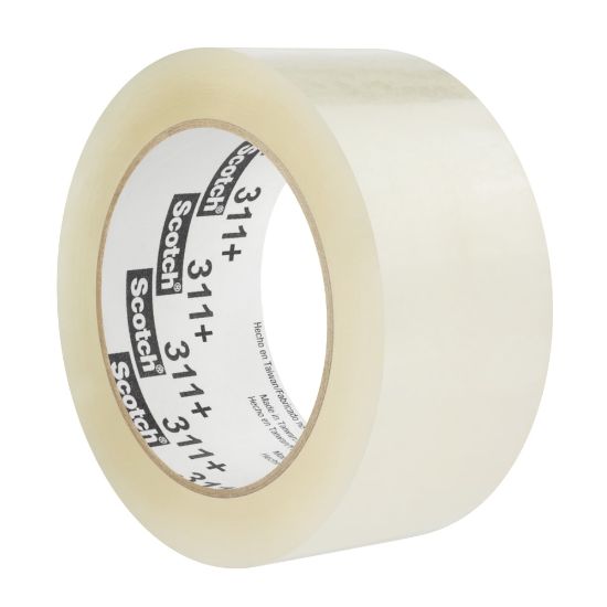 Picture of Scotch High Tack Box Sealing Tape 311+, Clear, 1.88 in. x 110 yds., Pack of 36 Tapes