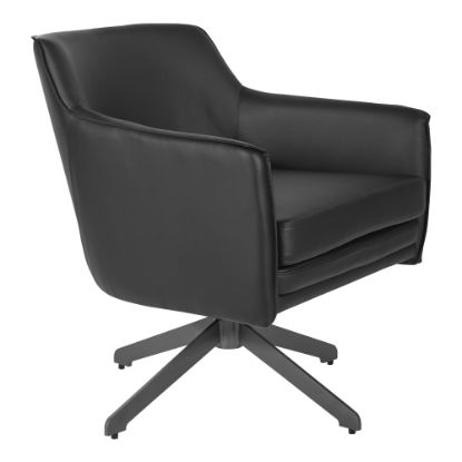 Picture of Office Star Faux Leather Guest Chair, Black