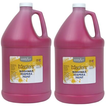 Picture of Little Masters Washable Tempera Paint, 128 Oz, Magenta, Pack Of 2