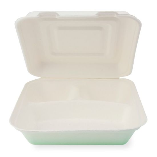 Picture of Stalk Market Heavyweight Hinged Containers, 9in x 9in x 3in, Case Of 200 Containers